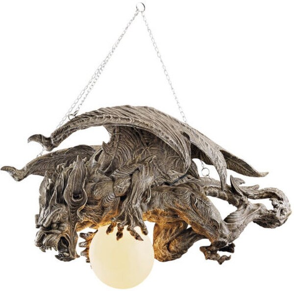 Nightfall Sculptural Gargoyle Chandelier Gothic Decor and Lighting